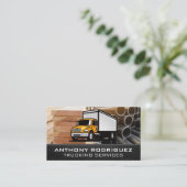 Lastkraftwagen | GEBÄUDE Visitenkarte (Stehend Vorderseite)