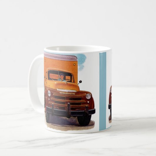 Lastkraftwagen Kaffeetasse (Vorderseite Links)