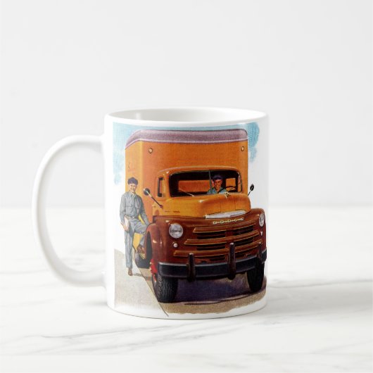 Lastkraftwagen Kaffeetasse (Links)