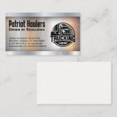 Lastkraftwagen | Lieferungen Visitenkarte (Vorne/Hinten)