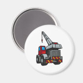 Lastkraftwagen! Magnet (Vorderseite/Rückseite)