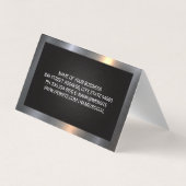 Lastkraftwagen | Metallgrenze Visitenkarten (Rückseite)