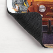 Lastkraftwagen Mousepad (Ecke)