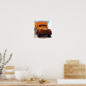 Lastkraftwagen Poster (Küche)