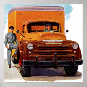 Lastkraftwagen Poster