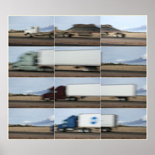 Lastkraftwagen Poster (Vorne)