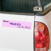 Lastkraftwagen sind für Girls Autoaufkleber (Auf Lkw)