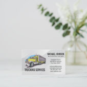 Lastkraftwagen | Transportführer Visitenkarte (Stehend Vorderseite)