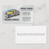 Lastkraftwagen | Transportführer Visitenkarte (Vorne/Hinten)