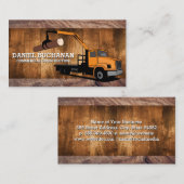 Lastkraftwagen Visitenkarte (Vorne/Hinten)