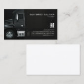 Lastkraftwagenbeförderung Black Truck Front Visitenkarte (Vorne/Hinten)