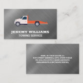Lastkraftwagendienste | Hintergrund für metallisch Visitenkarte (Vorne/Hinten)
