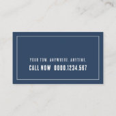 Lastkraftwagendienste | Ihr Schleppseil jederzeit Visitenkarte (Rückseite)