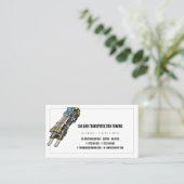 Lastkraftwagendienste | Ihr Schleppseil jederzeit Visitenkarte (Stehend Vorderseite)