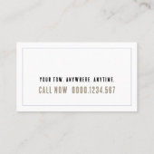 Lastkraftwagendienste | Ihr Schleppseil jederzeit  Visitenkarte (Rückseite)