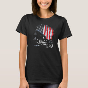 Lastkraftwagenfahrer American Big Rigs Diesel Truc T-Shirt