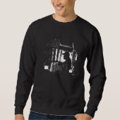 Lastkraftwagenfahrer Amerikaner Big Rigs Diesel Tr Sweatshirt (Vorderseite)