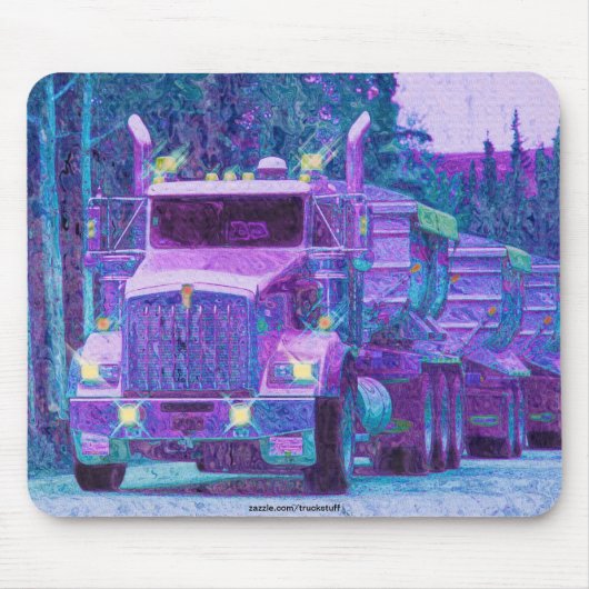 Lastkraftwagenfahrer Mousepad (Vorne)