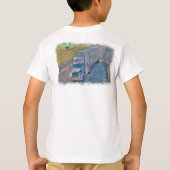 Lastkraftwagenfahrergetriebe T-Shirt (Rückseite)