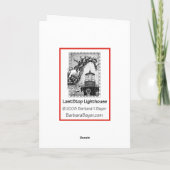 LastStop Leuchtturm Feiertagskarte (Rückseite)