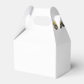 Lastwagen Baby im Bau Babydusche Geschenkschachtel (Rückseite)