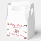 Lastwagen Baby im Bau Babydusche Geschenkschachtel (Geöffnet)