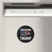 Lastwagen für die Präsidentschaftswahl von Trump V Magnet (In Situ (Geschirrspüler))