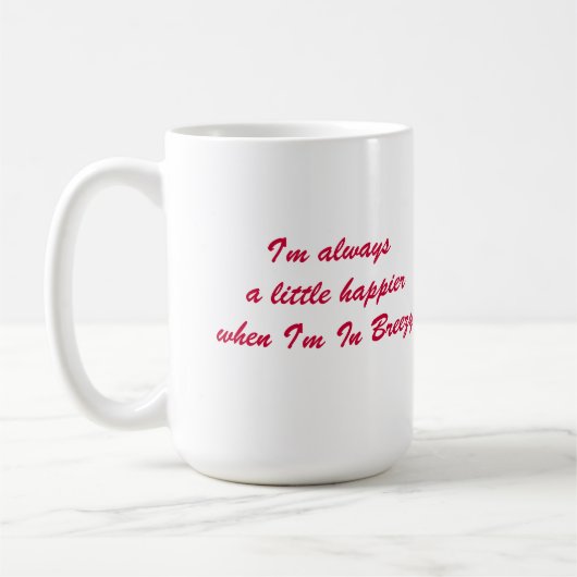 Lastwagen-glückliche Tasse (Links)