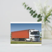 Lastwagen Postkarte (Stehend Vorderseite)