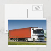 Lastwagen Postkarte (Vorne/Hinten)