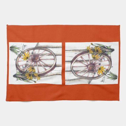 Lastwagen-Rad Dishtowel Handtuch (Horizontal)