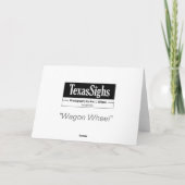 "Lastwagen-Rad " Karte (Rückseite)