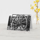 "Lastwagen-Rad " Karte (Gelbe Blume)