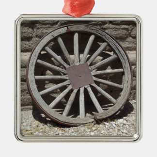 Lastwagen-Rad Silbernes Ornament
