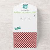 Lastwagen Scooter Transport Baby Dusche All In One Einladung (Außenbereich)