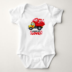 Lastwagen voller Liebe Baby Strampler
