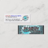 LASTWAGEN Webcomic Kampf-Karten Mini Visitenkarte (Vorne/Hinten)