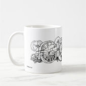 Lastwagen-Zeichnen Tasse (Links)