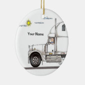 Lastwagenfahrer, 18 Rad - männlich Keramikornament (Rechts)