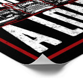 Lastwagenfahrer Ich habe gerade eine Last von 18 a Poster (Ecke)