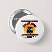 Lastwagenfahrer Male starke Anleiheentwicklung Button (Vorne & Hinten)