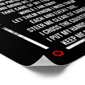 Lastwagenfahrer Poster (Ecke)