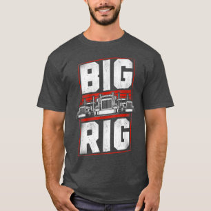 Lastwagenfahrer Vintag Big Rig  T-Shirt