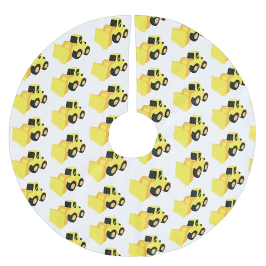 Lastzug für den vorderen Ende des Ladegeräts Polyester Weihnachtsbaumdecke (Vorderseite)