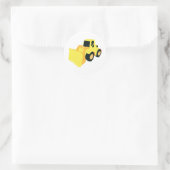 Lastzug für den vorderen Ende des Ladegeräts Runder Aufkleber (Tasche)