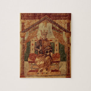 Lat 1152 f.3v Karl der Große (Carolus Magnus, Puzzle