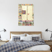 Lat 422 VolI fol.280v Der Anfang des Buches Leinwanddruck (Insitu (Schlafzimmer))