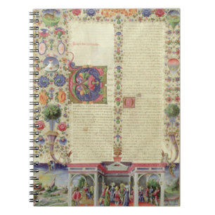 Lat 422 VolI fol.280v der Anfang des Buches von Notizblock