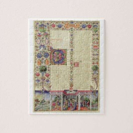 Lat 422 VolI fol.280v der Anfang des Buches von Puzzle (Vertikal)