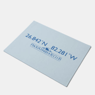 Lat/Lon Tür-Matte Fußmatte